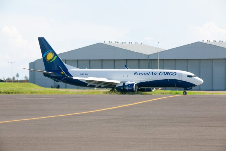 RwandAir Receives first freighter, a Boeing 737-800SF