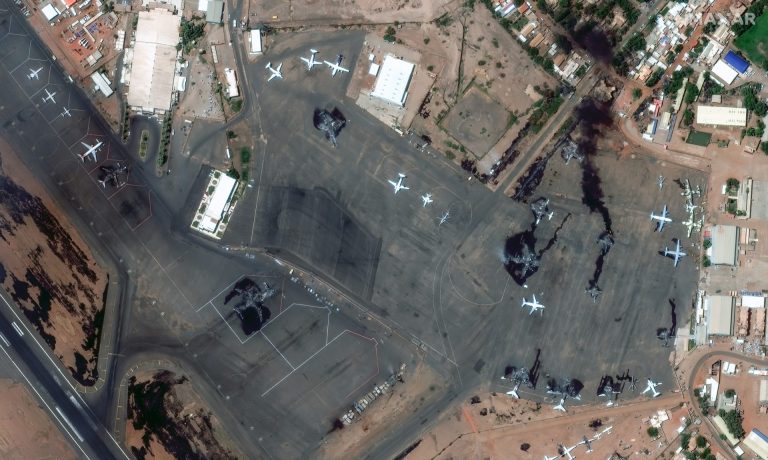 At least 14 Aircraft damaged in Fighting at Khartoum Airport in Sudan