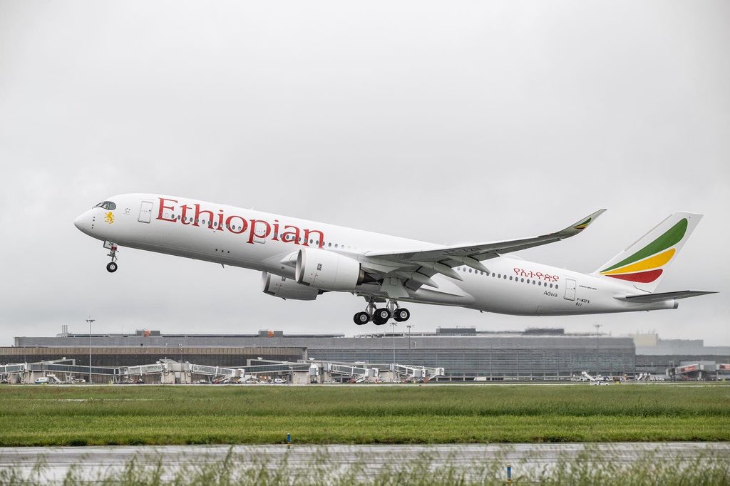 Ethiopian Airlines Takes Delivery of its 20th Airbus A350-900 with  Sustainable Aviation Fuel - Airspace Africa